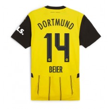Borussia Dortmund Maximilian Beier #14 Hemmatröja 2024-25 Korta ärmar
